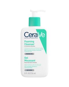 CeraVe Gel Moussant Visage Peaux Normales à Grasses 236 ml