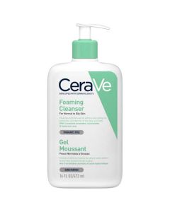 CeraVe Gel Moussant Visage Peaux Normales à Grasses 473 ml