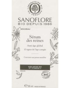 Sanoflore Sérum des Reines Concentré Anti-Âge Global Bio 30 ml