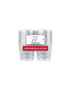 Vichy Déodorant Dermo-Détranspirant Invisible Protect 72h Anti-Tâches Anti-Irritations Duo 2x50ml