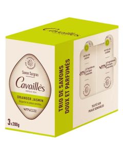 Rogé Cavaillès Savon Surgras Oranger Jasmin 3x200g