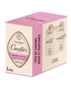 Rogé Cavaillès Savon Surgras Amande 3x200g