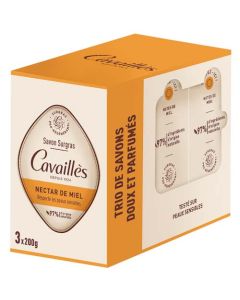 Rogé Cavaillès Savon Surgras Miel 3x200g