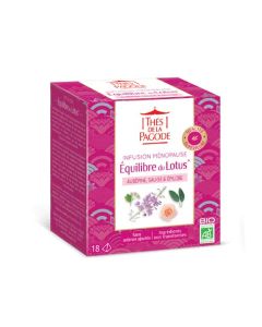 Thés de la Pagode Infusion Equilibre du Lotus 18 sachets