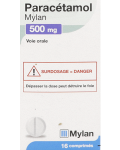 Viatris Paracetamol 500mg Comprimés x16