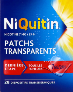 Niquitin 7mg/24heures Dispositifs Transdermiques x28