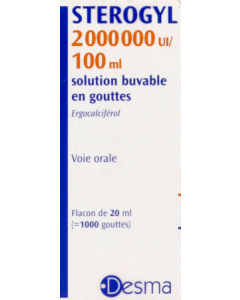 Sterogyl 2000000ui/100ml Solution Buvable Gouttes 20ml