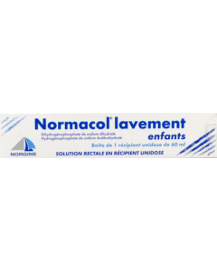 Normacol Lavement Enfants Solution Rectale 60ml