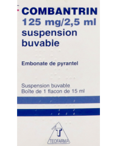 Combantrin 125mg/2ml5 Suspension Buvable 15ml