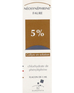 Neosynephrine 5% Faure Collyre Solution 5ml