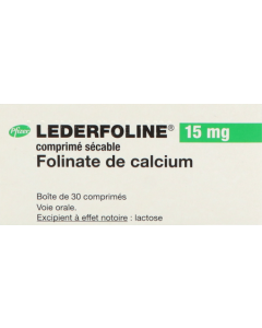 Lederfoline 15mg Comprimés Sécables x30