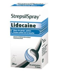 Strepsil Spray à la Lidocaïne Collutoire 20ml