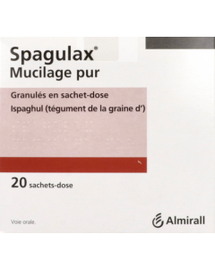 Spagulax Mucilage Pur Granules Sachets x20