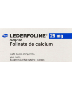 Lederfoline 25mg Comprimés x30