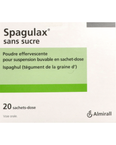 Spagulax Sans Sucre Poudre Effervescente Suspension Buvable Sachets x20