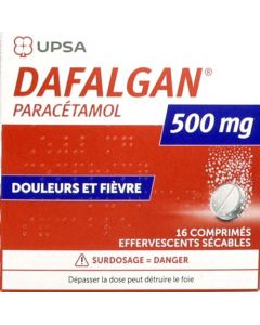 Dafalgan 500mg 16 comprimés effervescents
