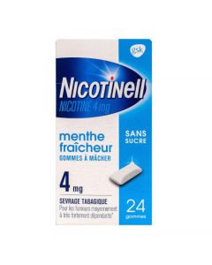Nicotinell Menthe Fraicheur 4 mg 24 gommes