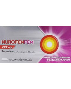 Nurofenfem 400mg 12 comprimés