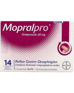 Mopralpro 20mg 14 Comprimés