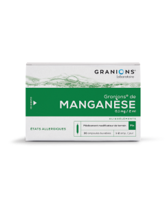 Granions De Manganèse 0,1Mg/2Ml 30 Ampoules