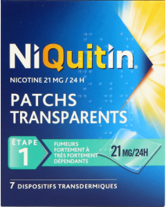 NiQuitin 21mg/24heures Patch x7
