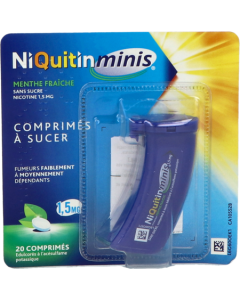 Niquitinminis Menthe Fr 1mg5 Sans Sucre Comprime A Sucer 20