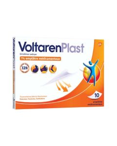 VoltarenPlast 1% Emplatre Medicamenteux x10