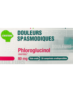 Phloroglucinol Cristers 80mg Comprime Orodispersible 20