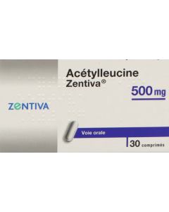 Zentiva Acétylleucine 500mg Comprimés x30