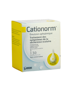 Cationorm Émulsion Ophtalmique 30 unidoses