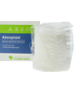 Absoplast Bande Adhésive Elastique 2m5x6cm