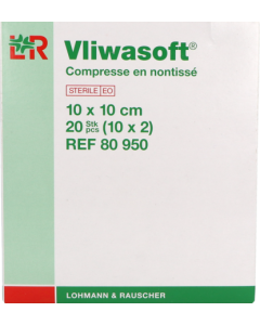 Lohmann Vliwasoft Compresse Stérile Non Tissée 10cm X 10cm S2 10