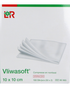 Lohmann Vliwasoft Compresse Stérile Non Tissée 10cm X 10cm S2 50