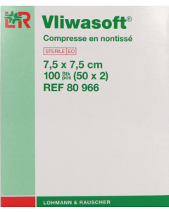 Lohmann Vliwasoft Compresse Stérile Non Tissée 7cm5 X 7cm5 S2 50