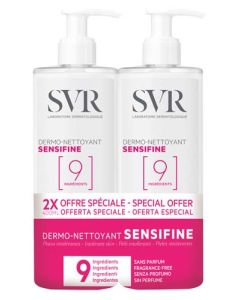 SVR Sensifine Dermo Nettoyant 400ml x2