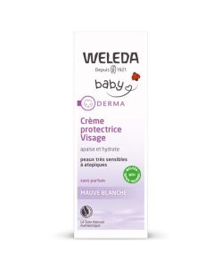 Weleda Crème protectrice Visage Mauve Blanche 50 ml