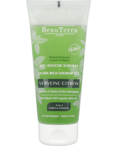 Beauterra Gel Douche Surgras Parfum Verveine-Citron 200ml