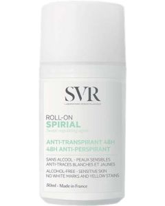 SVR Spirial Soin Déodorant Antitranspirant Sans Alcool Roll-On 50ml