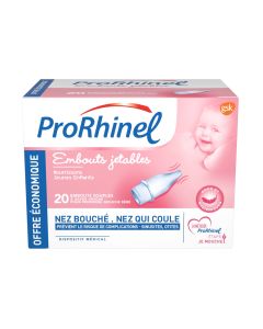 ProRhinel Embouts Jetables pour Mouche-bébé x20