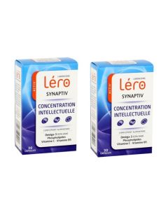 Léro Synaptiv Concentration Intellectuelle Lot de 2x30 Comprimés
