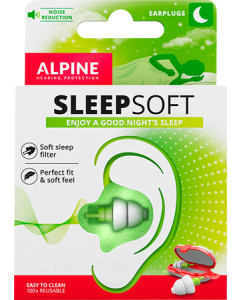 Alpine Sleepsoft Bouchons Oreille Sommeil x2