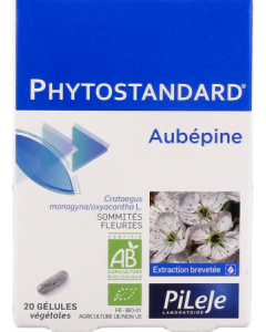 Pileje Phytostandard Aubépine Bio 20 gélules végétales