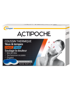 Actipoche Coussin Thermique Masque Yeux et Tempes