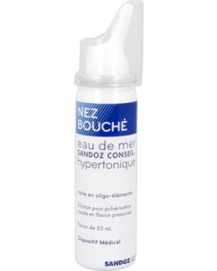 Eau Mer Hypertonique Sandoz Conseil Spray 50ml