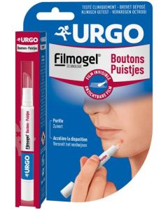 Urgo Stylo Filmogel Boutons Accélère la Disparition Purifie Film Invisible 2ml 