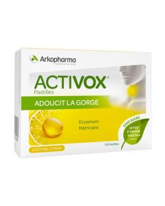 Arkopharma Activox Adoucit La Gorge Miel Citron 24 pastilles