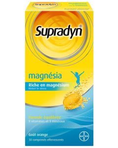 Supradyn Magnésia 30 Comprimés Effervescents