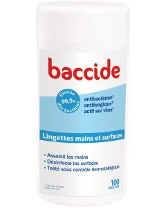 BACCIDE LINGETTES - boîte de 100