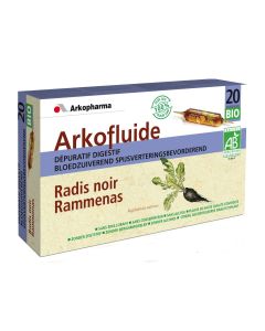 Arkopharma Arkofluide Radis Noir Bio 20 Ampoules