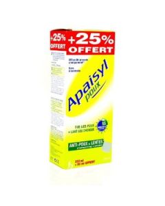 Apaisyl Poux Lotion et Peigne 200ml + 50ml Offert